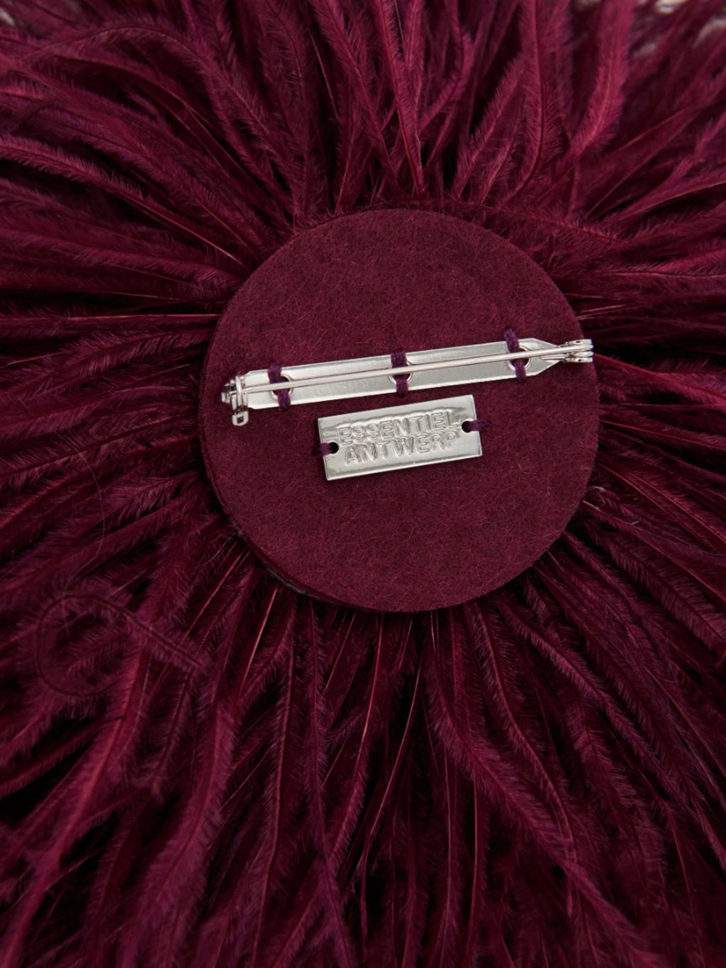 Essentiel Antwerp Kurdy Ostrich Feather Brooch - Saint Bernard