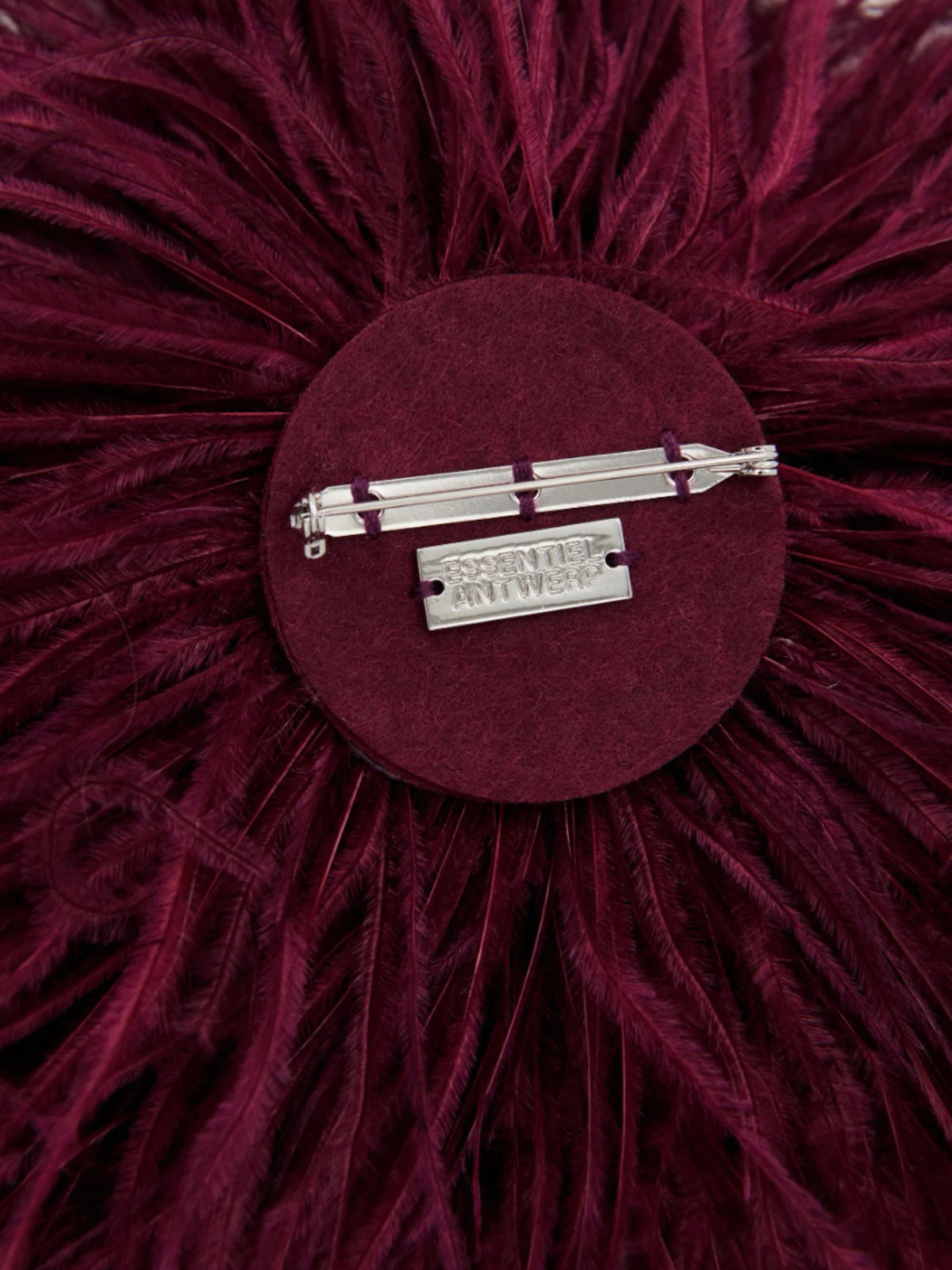Essentiel Antwerp Kurdy Ostrich Feather Brooch - Saint Bernard