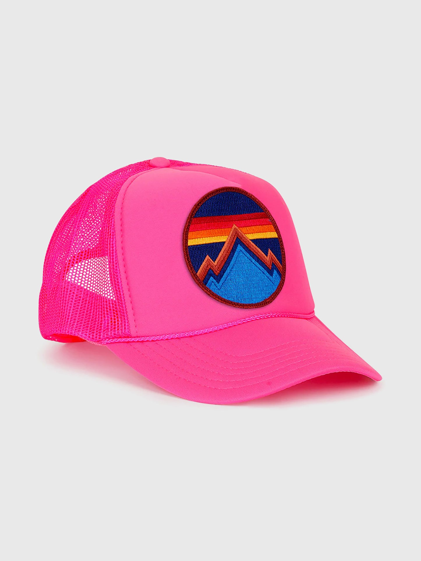 Aviator Nation Kids' All Seasons Circle Vintage Foam Trucker Hat - Saint Bernard