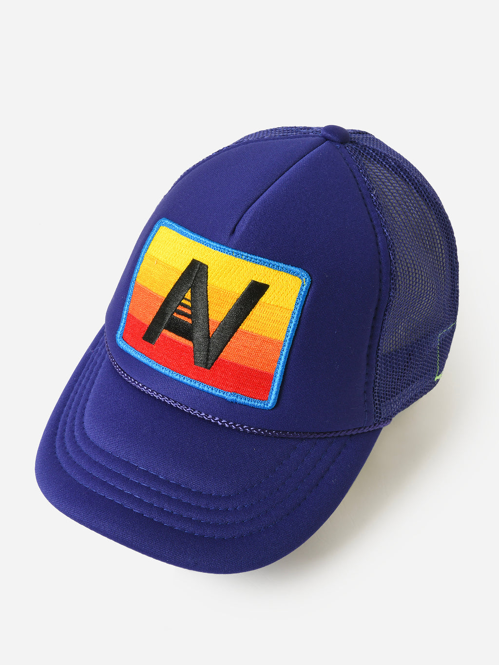 Aviator Nation Kids' Logo Rainbow Trucker Hat - Saint Bernard