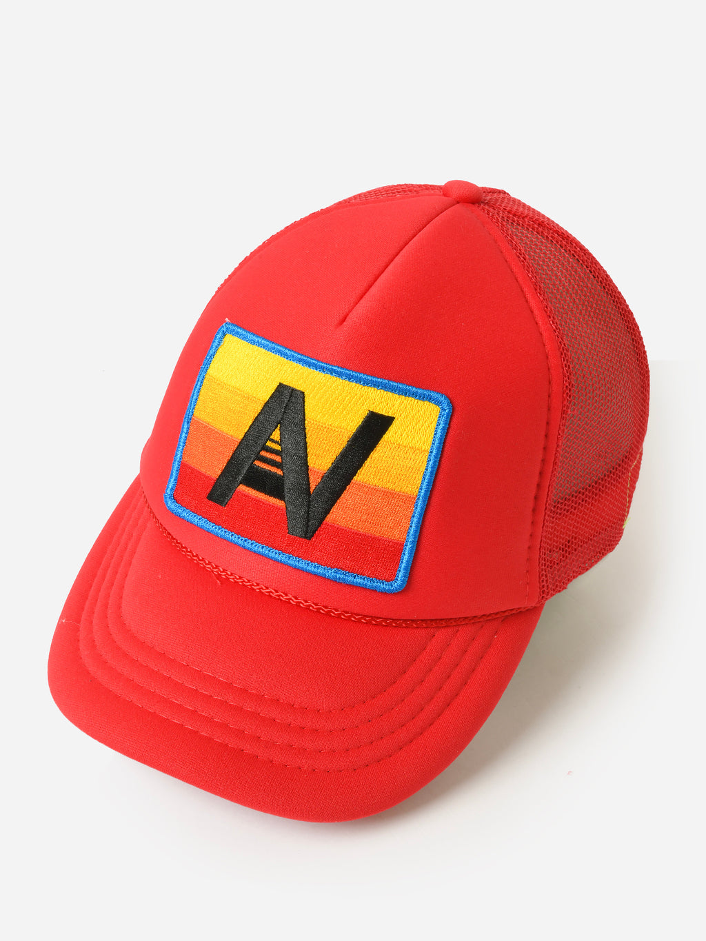 Aviator Nation Kids' Logo Rainbow Trucker Hat - Saint Bernard