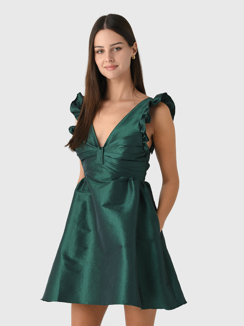 kika vargas green dress Second-Hand Kika Vargas Green Dress UK 10