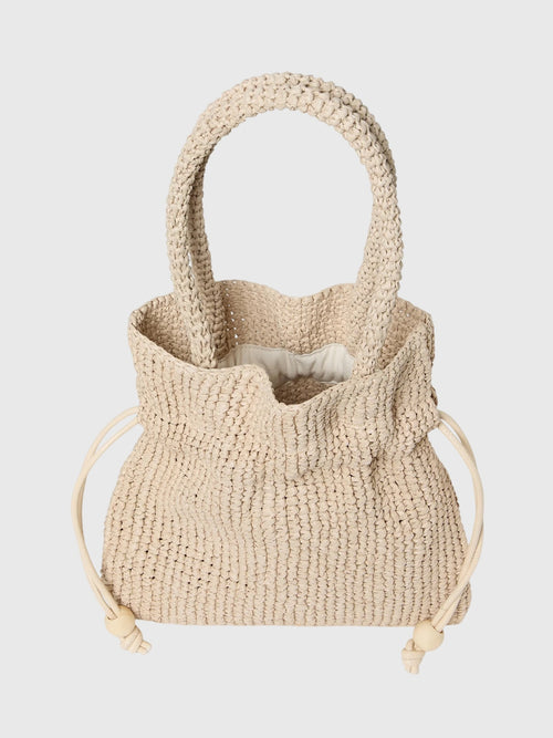 Loeffler Randall Kylie Raffia Drawstring Pouch