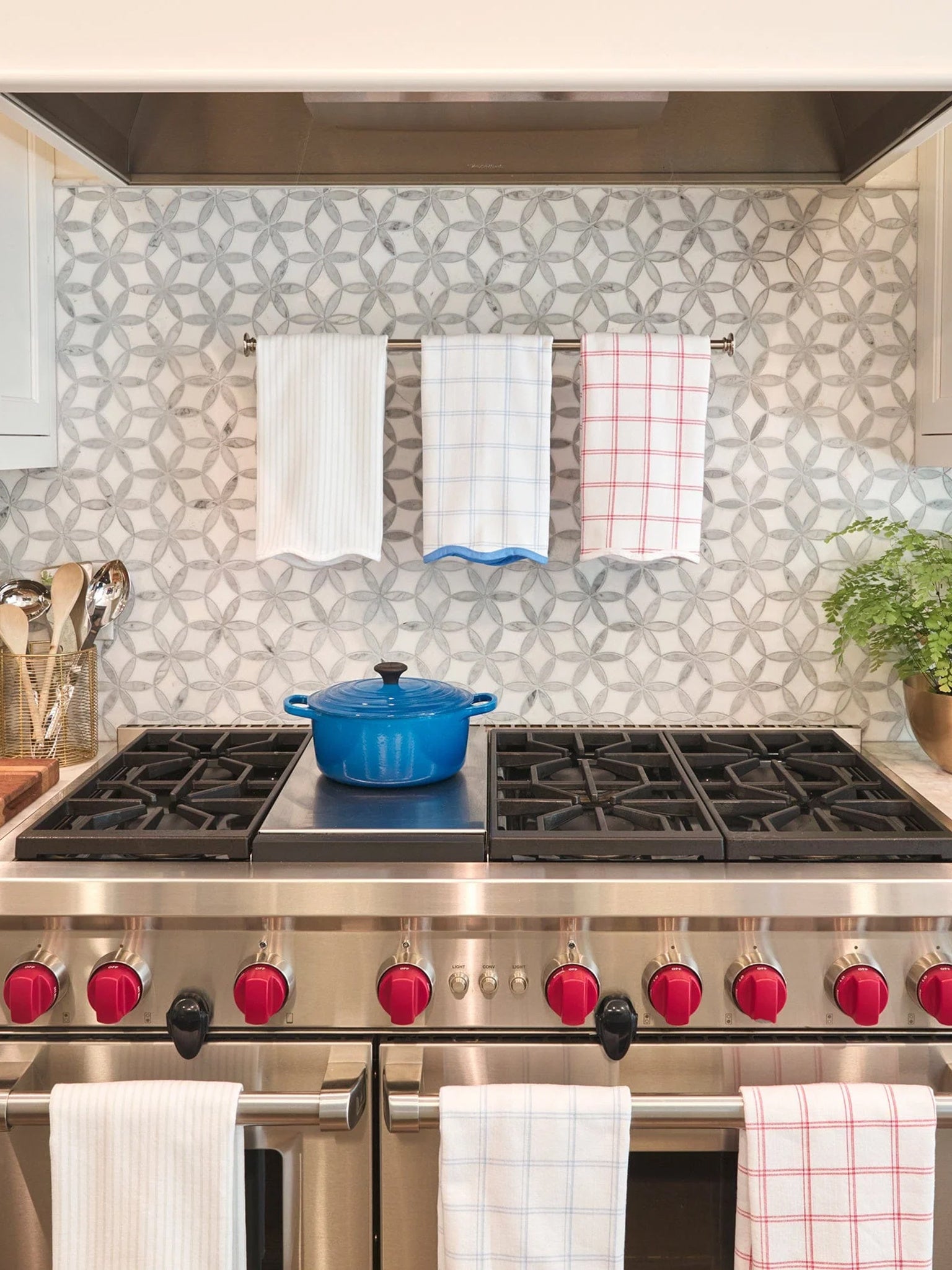 Kitchen TowelsxFRENCHBLUEWINDOWPANE-alt2