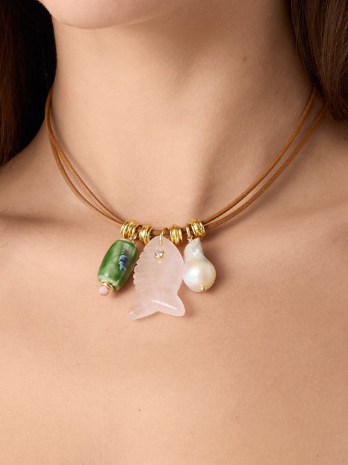 Knotty Bling Krew Necklace