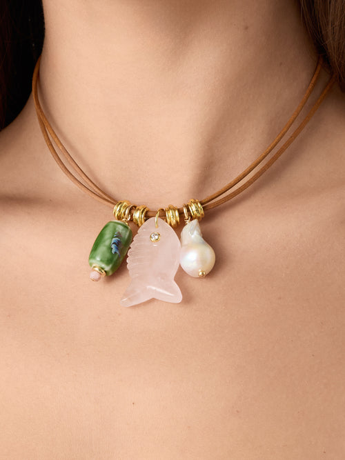 Knotty Bling Krew Necklace