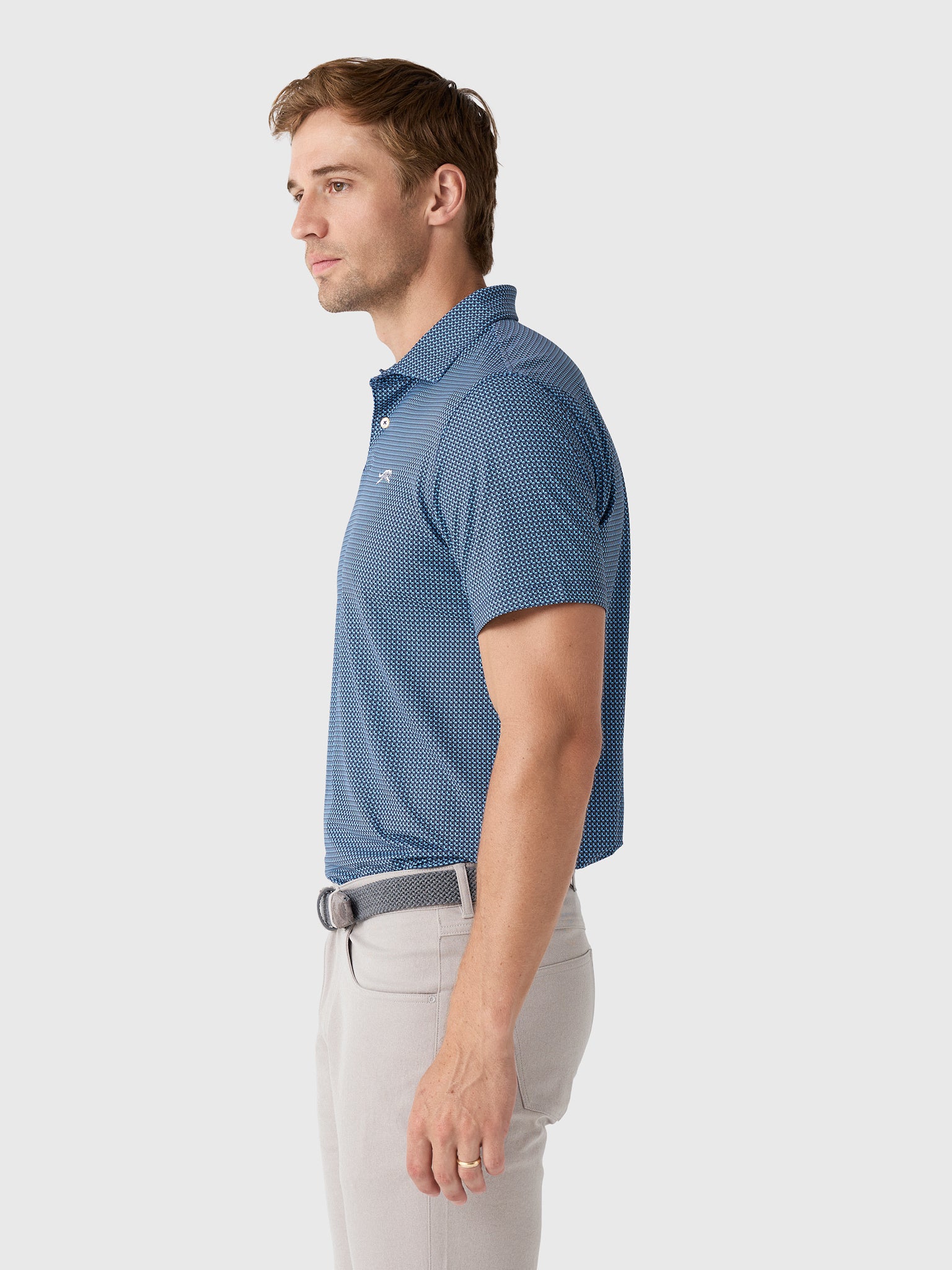 Sun Day Red Men's Refined Signals Polo - Saint Bernard