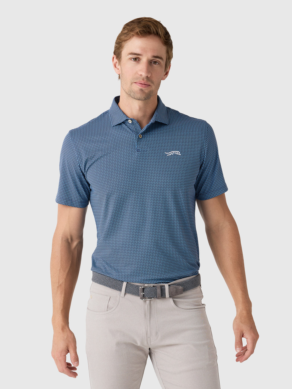 Sun Day Red Men's Refined Signals Polo - Saint Bernard