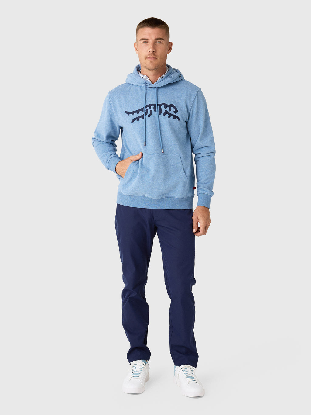 Sun Day Red Men's Icon Chain Stitch Hoodie - Saint Bernard