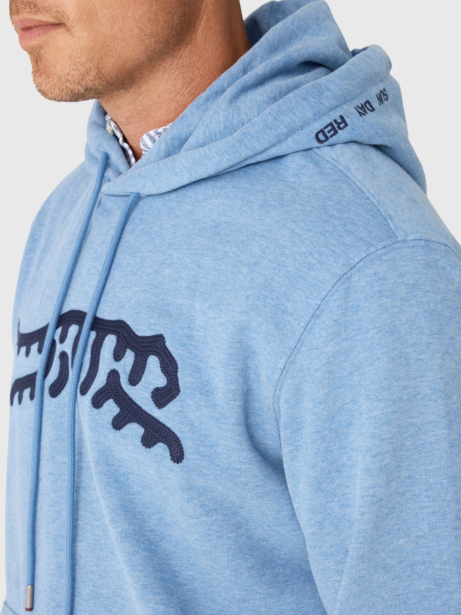 Sun Day Red Men's Icon Chain Stitch Hoodie - Saint Bernard