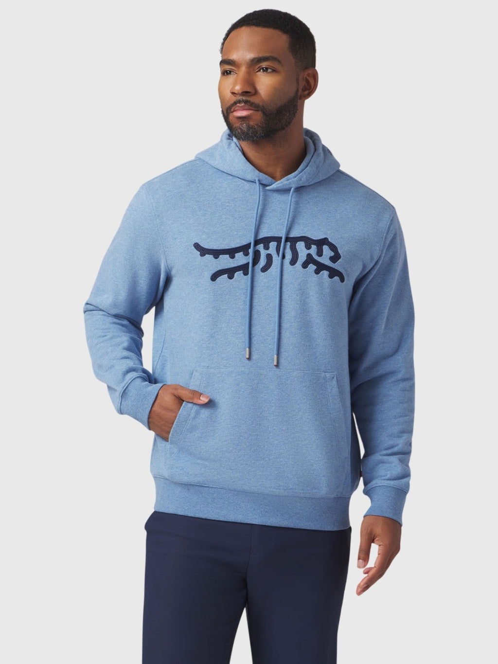 Sun Day Red Men's Icon Chain Stitch Hoodie - Saint Bernard