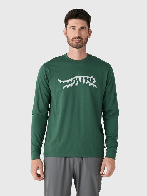 Sun Day Red Men's Long Sleeve Icon T-Shirt - Saint Bernard