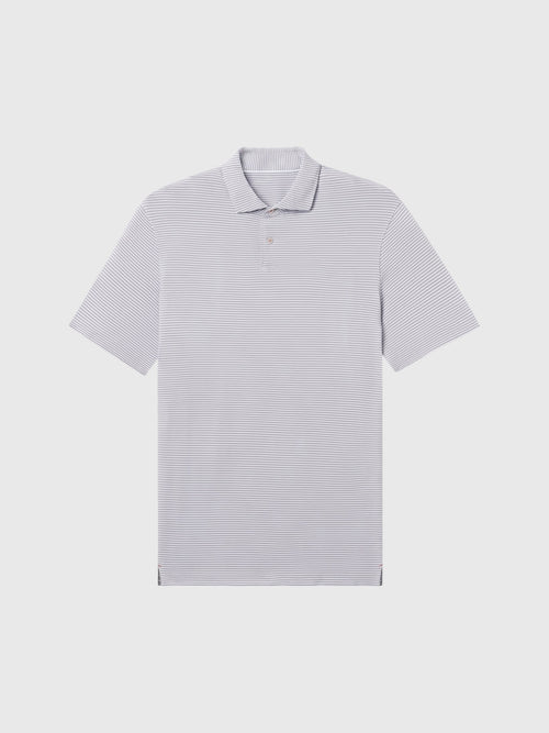 Sun Day Red Men's Refined Cypress Stripe Polo