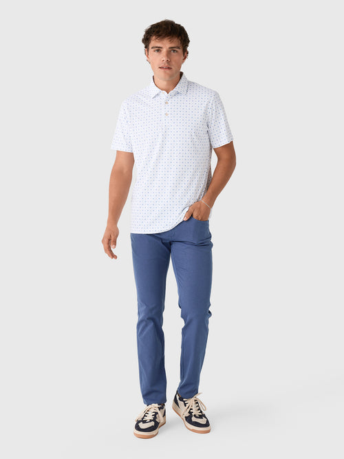Sun Day Red Men's Grrrid Piqué Polo - Saint Bernard