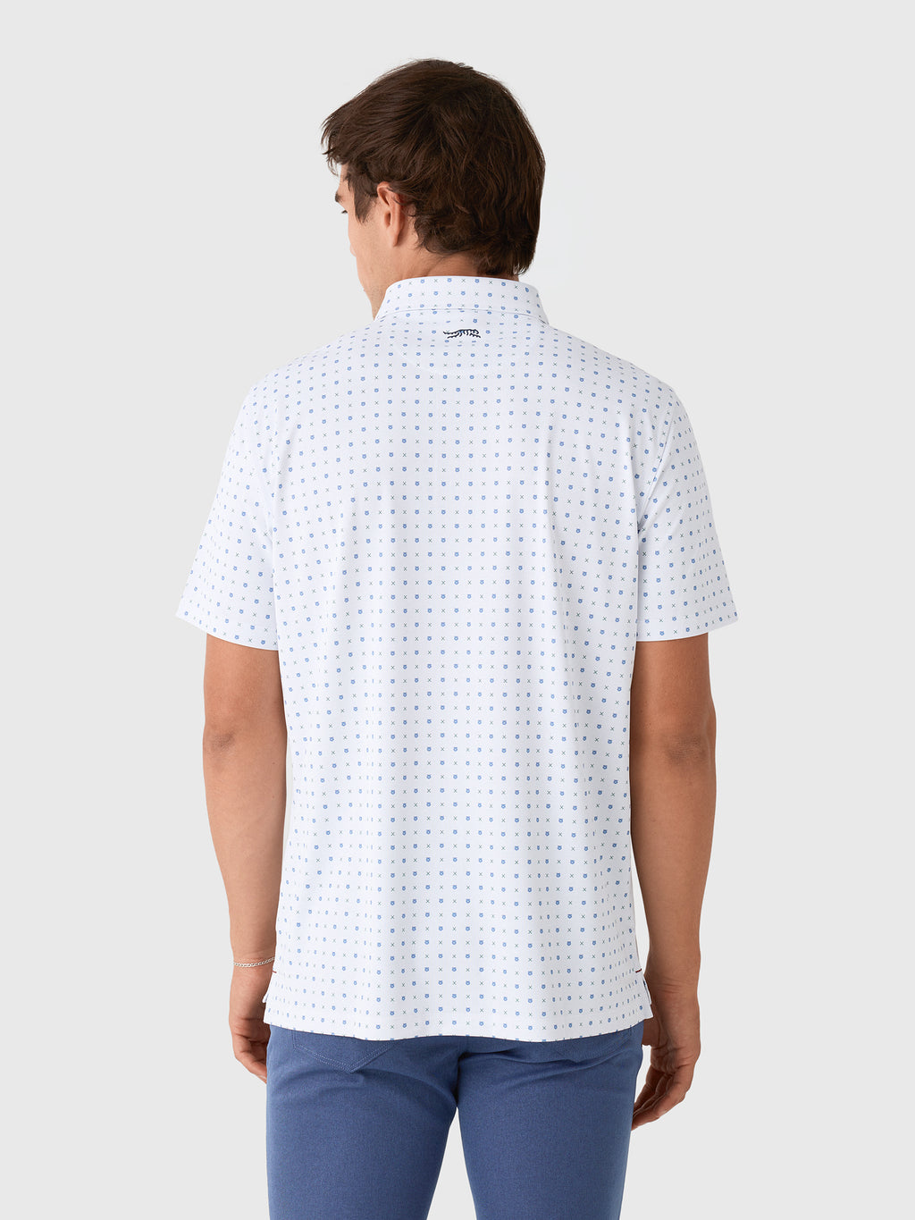 Sun Day Red Men's Grrrid Piqué Polo - Saint Bernard