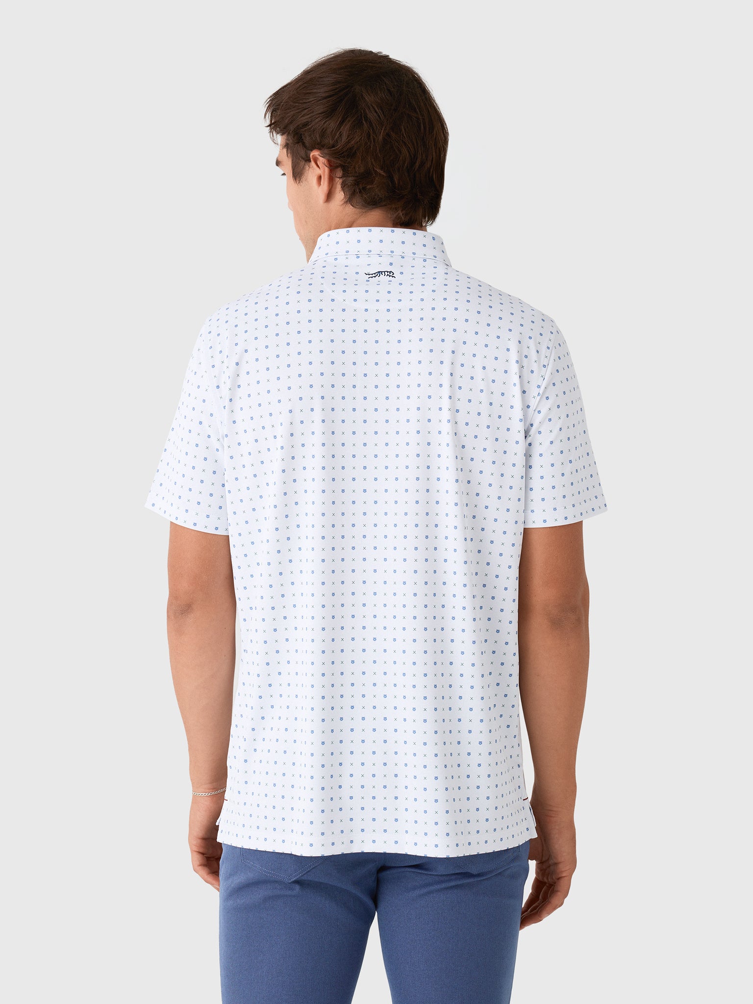 Sun Day Red Men's Grrrid Piqué Polo - Saint Bernard