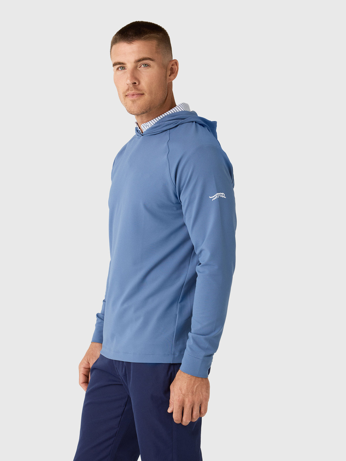Sun Day Red Men's Training Corded Hoodie - Saint Bernard
