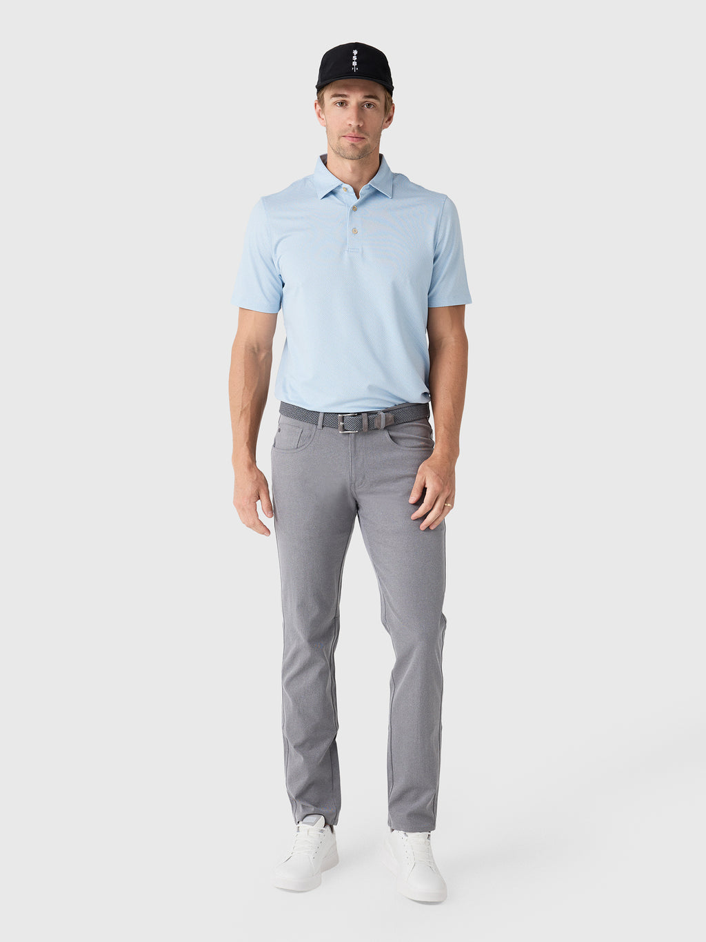 Sun Day Red Men's Heritage Cypress Axe Thrower Polo II - Saint Bernard