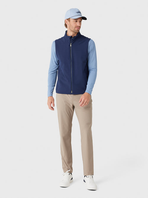 Sun Day Red Men's Del Mar Softshell Vest - Saint Bernard