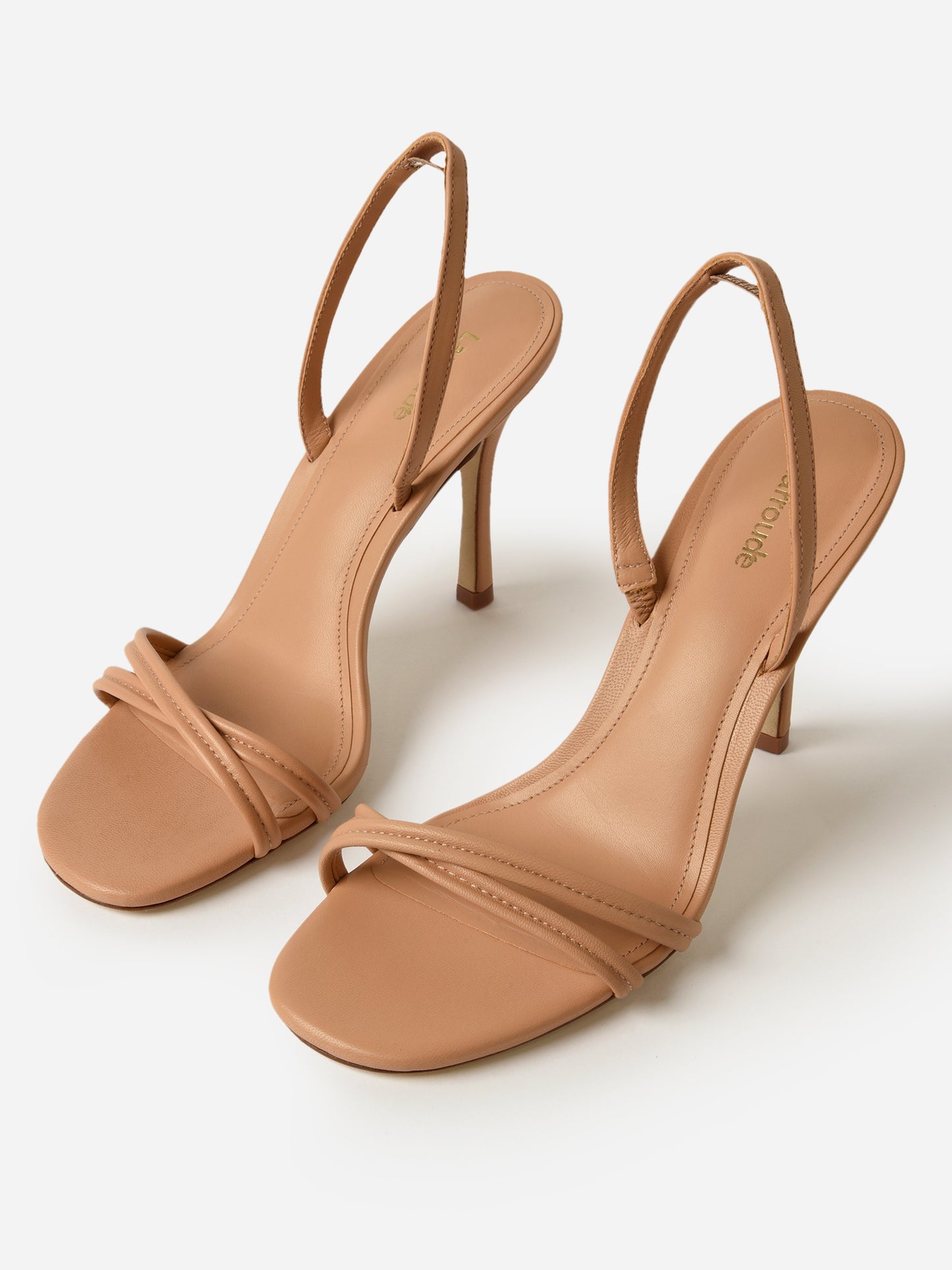 Larroude Women's Annie Heel Sandal - Saint Bernard