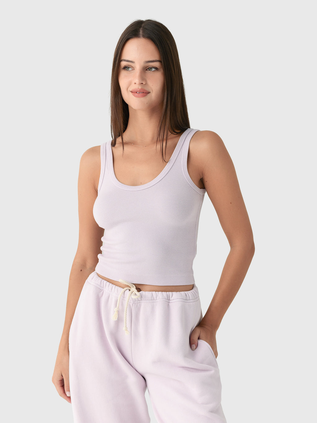 Asher Women's Raya Crop Tank - Saint Bernard