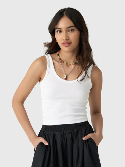 Asher Women's Raya Crop Tank - Saint Bernard