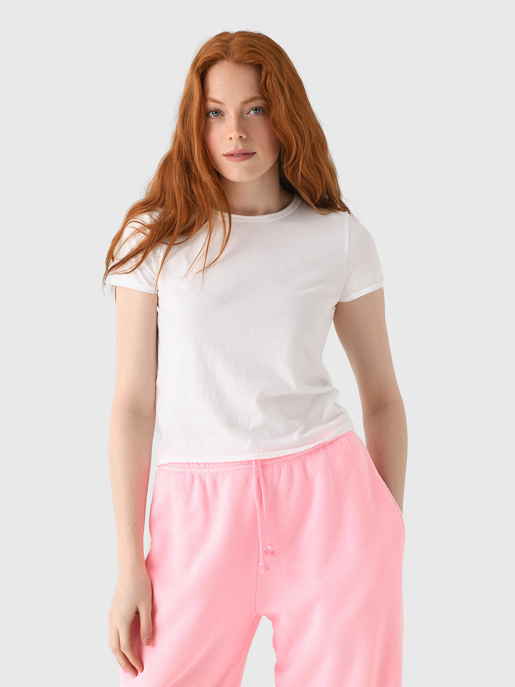 Asher Women's Noe Baby Tee - Saint Bernard