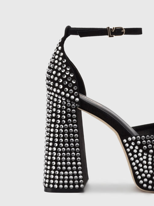 Larroude Women's Ari Crystal Pump