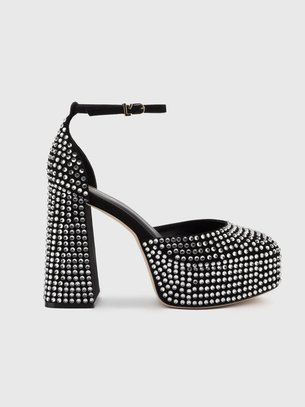 Larroude Women's Ari Crystal Pump - Saint Bernard
