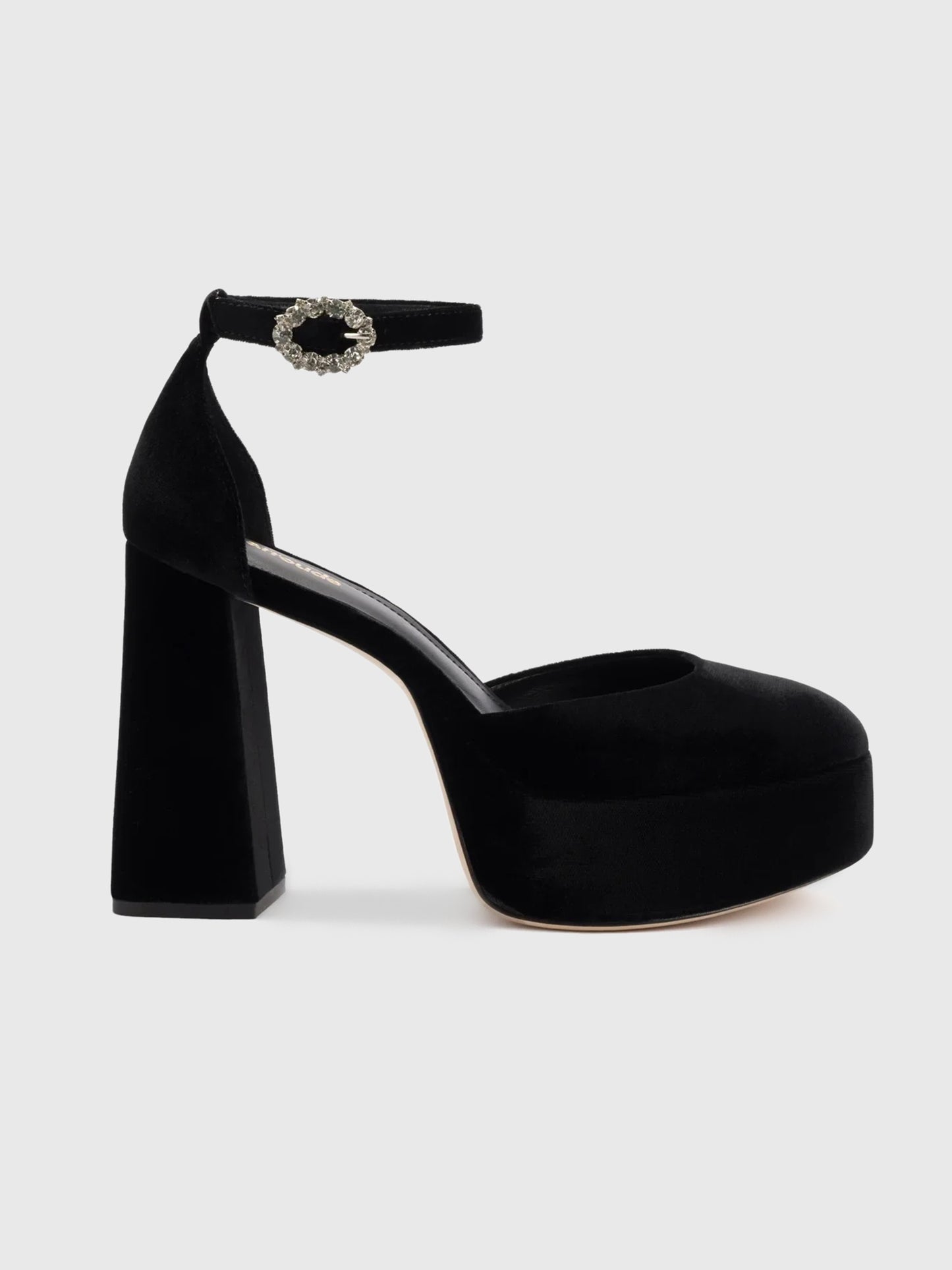 Larroude Women's Ari Velvet Pump - Saint Bernard