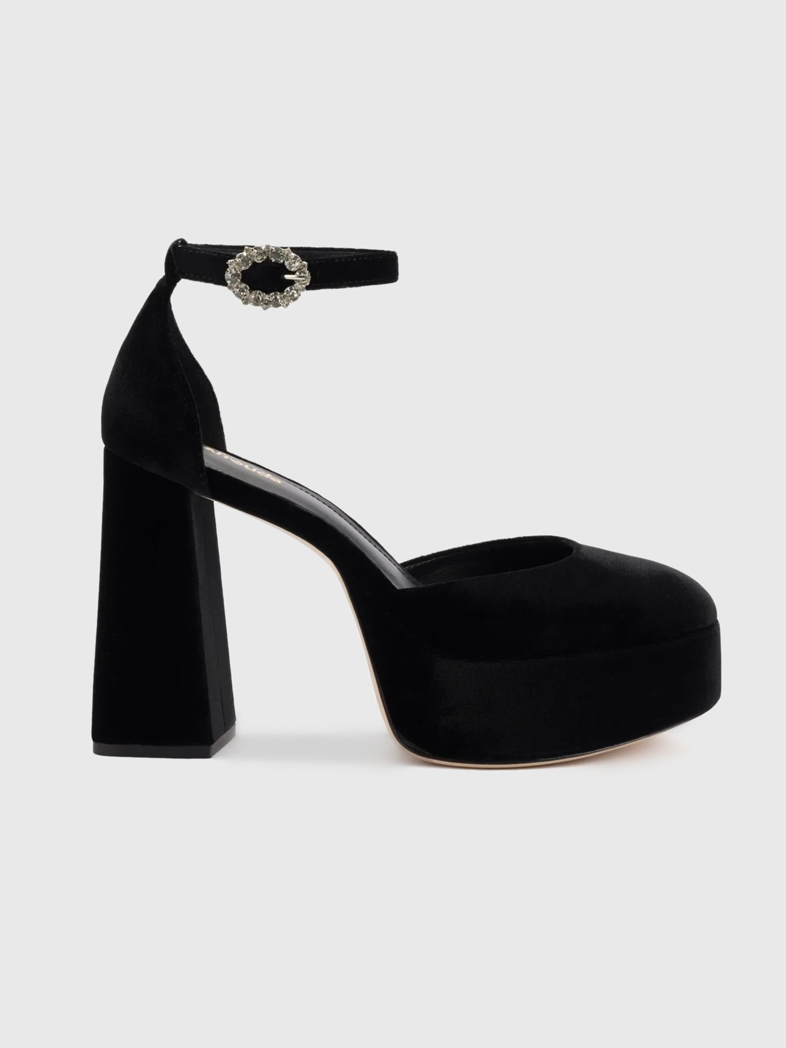 Larroude Women's Ari Velvet Pump - Saint Bernard