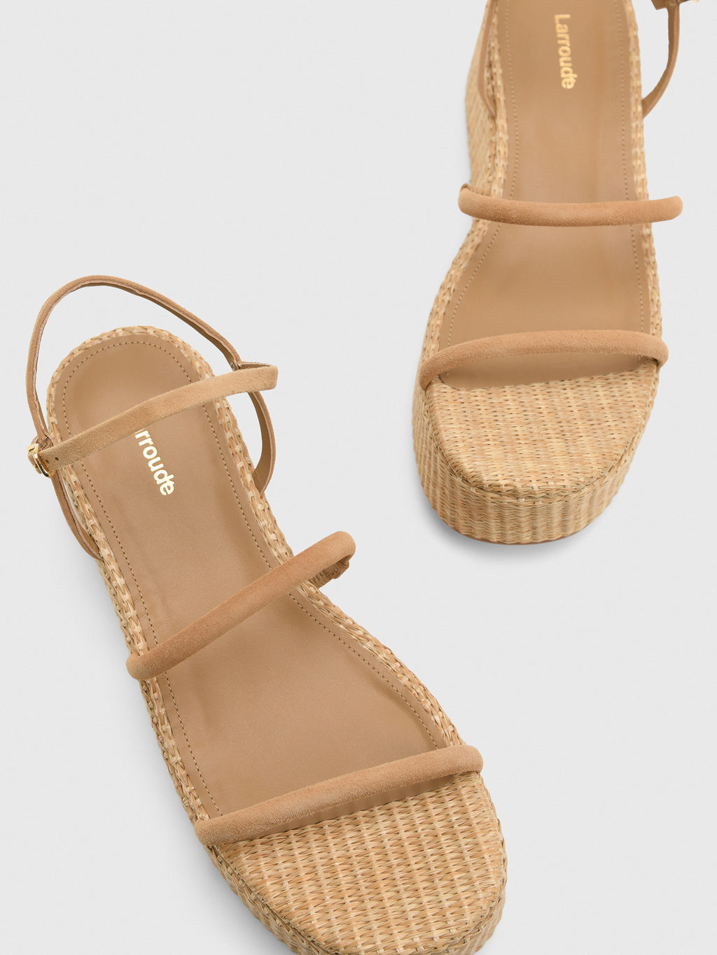 Larroude Women's Gio Flatform Sandal - Saint Bernard