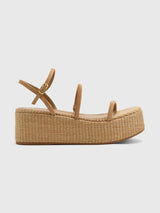 Larroude Women's Gio Flatform Sandal - Saint Bernard