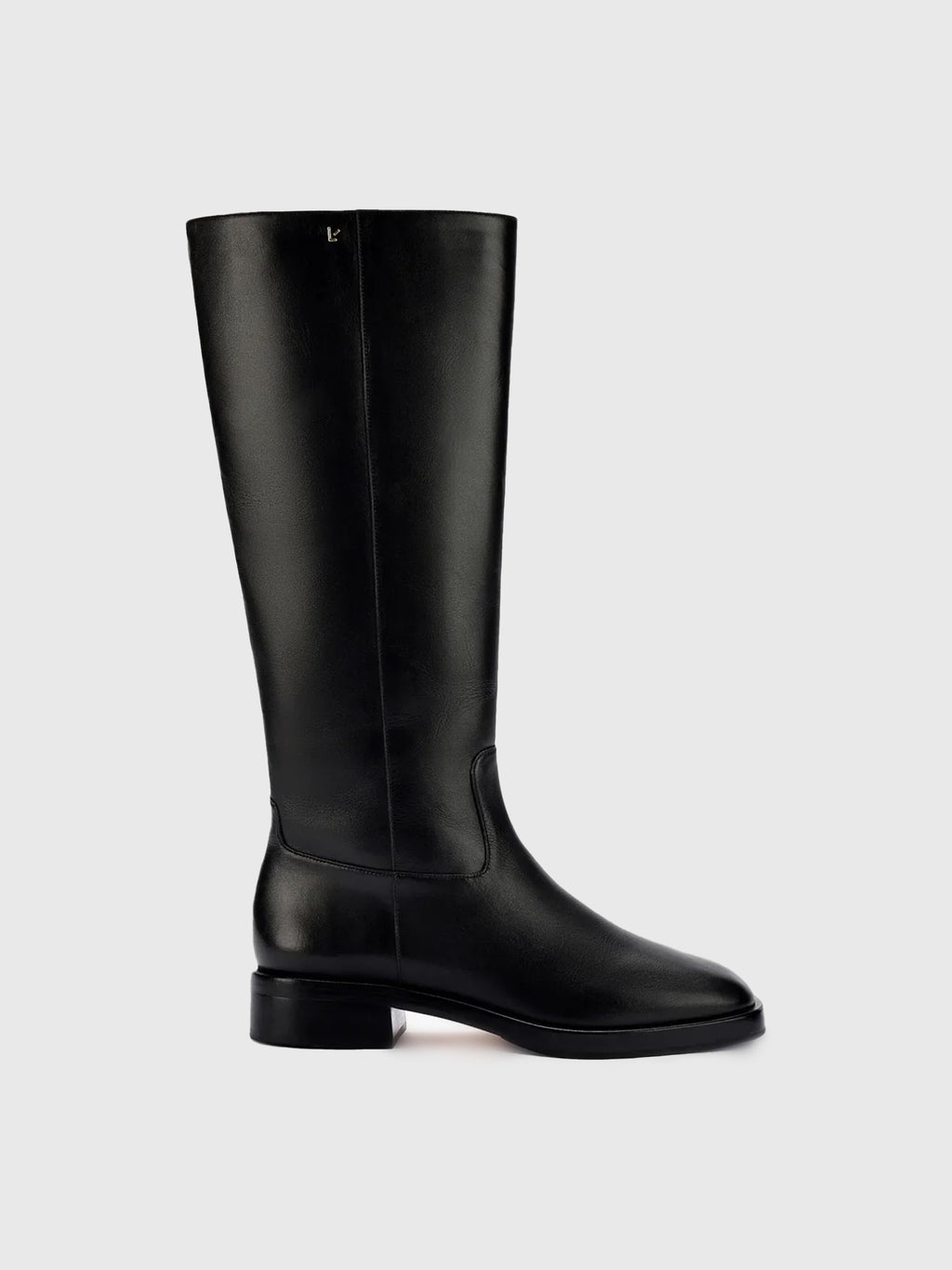 Larroude Women's Anne Leather Boot - Saint Bernard