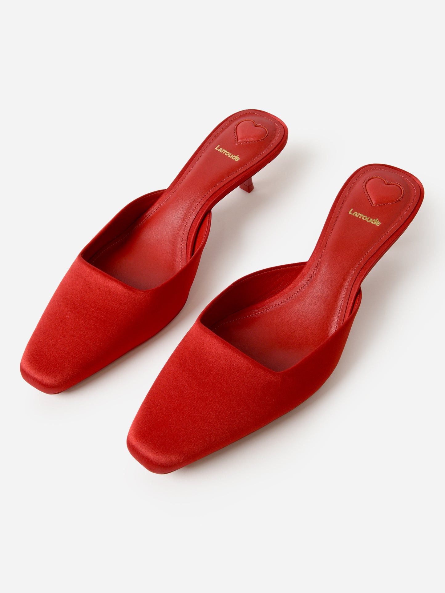 Larroude Women's Amal Heel Mule - Saint Bernard