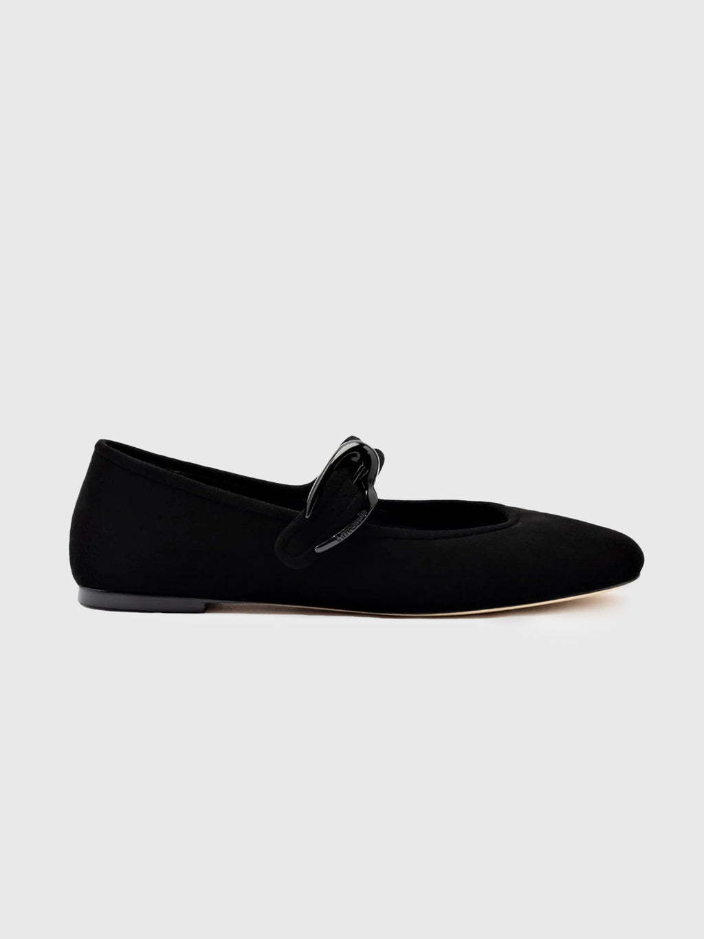 Larroude Women's Verona Suede Flat - Saint Bernard