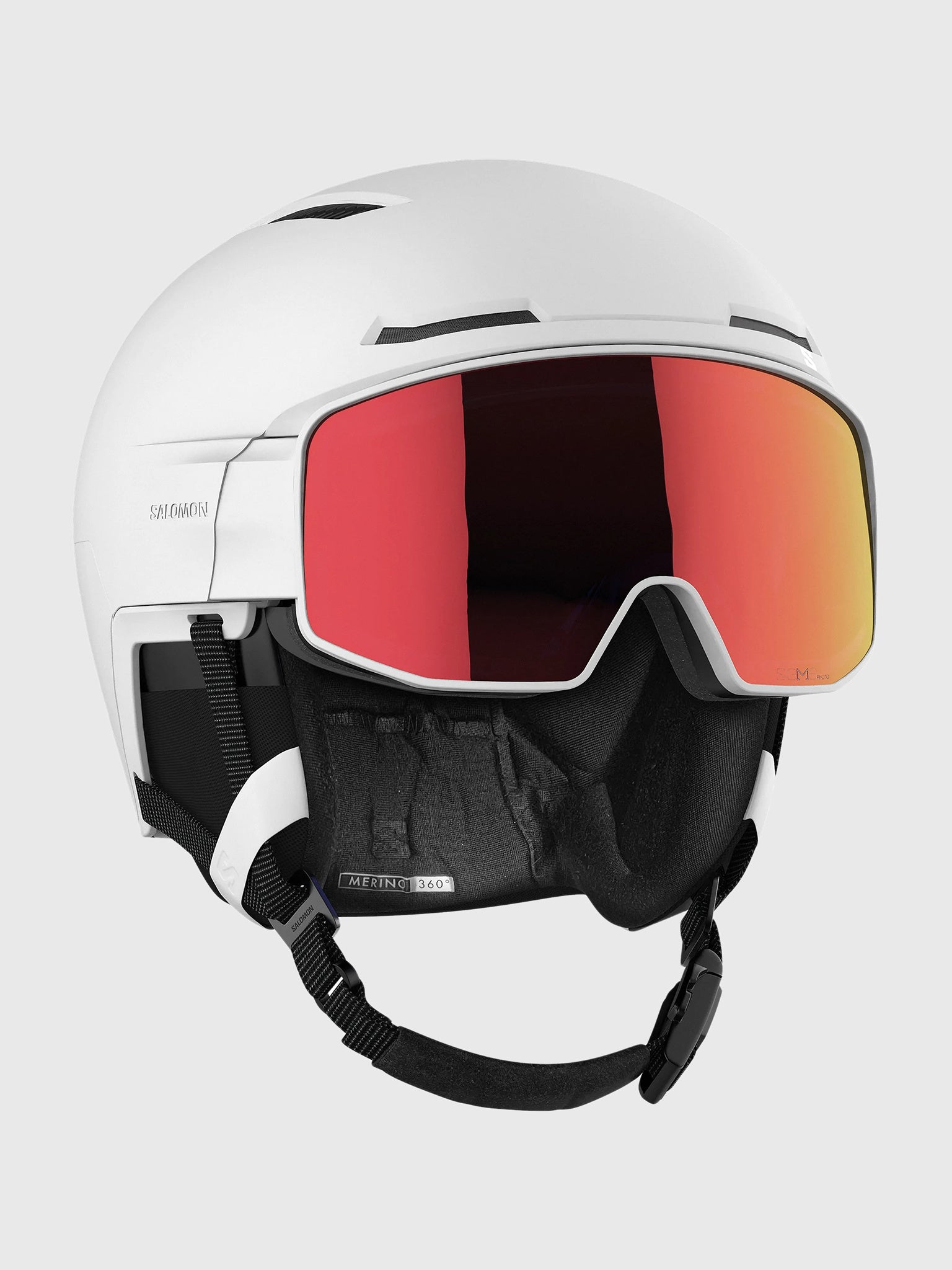Salomon Driver Prime Sigma Photo MIPS Snow Helmet - Saint Bernard
