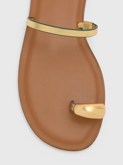 Larroude Women's Biarritz Flat Sandal