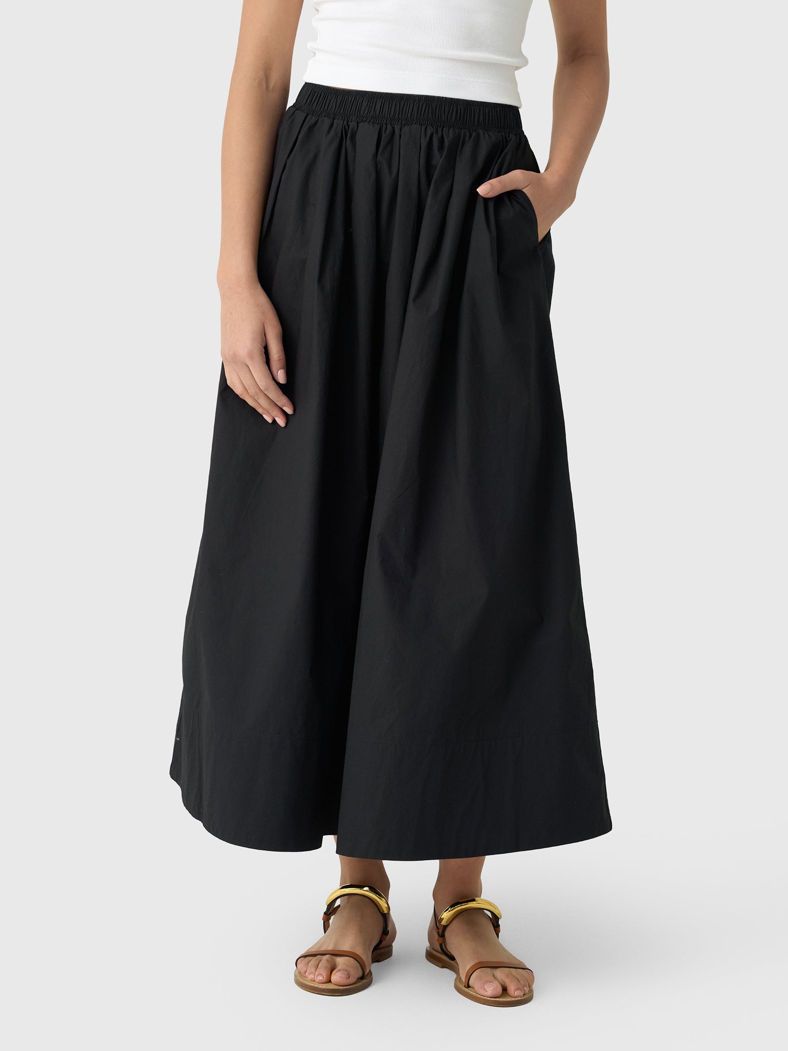 Asher Women's Kate Poplin Pleated Skirt – Saint Bernard