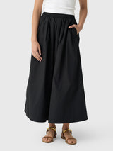 Asher Women's Kate Poplin Pleated Skirt - Saint Bernard