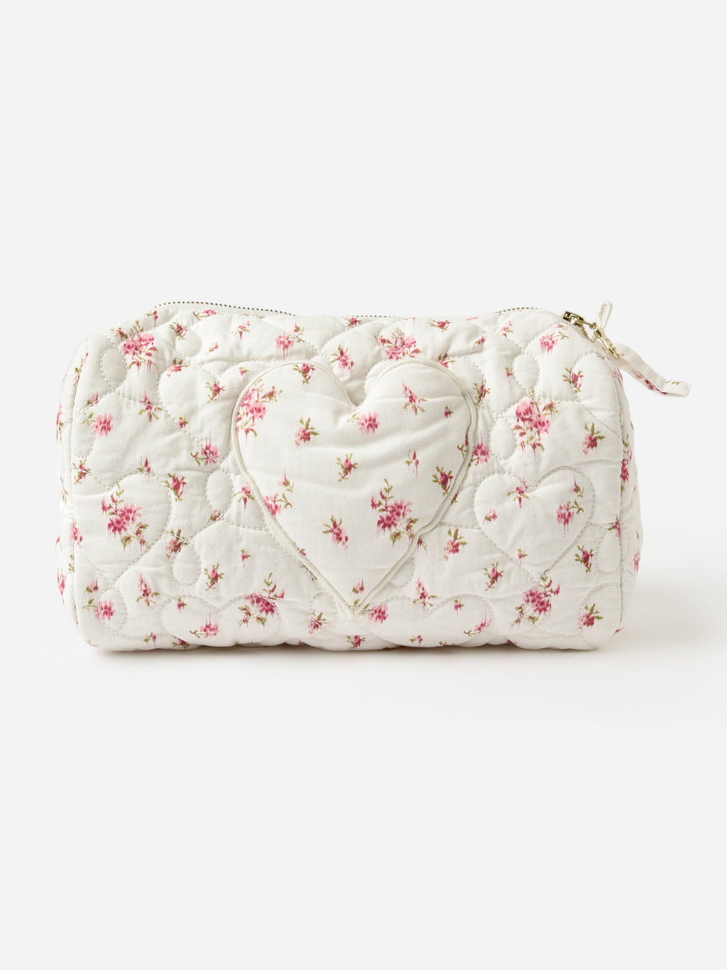 LoveShackFancy Octavia Quilted Cosmetic Bag - Saint Bernard