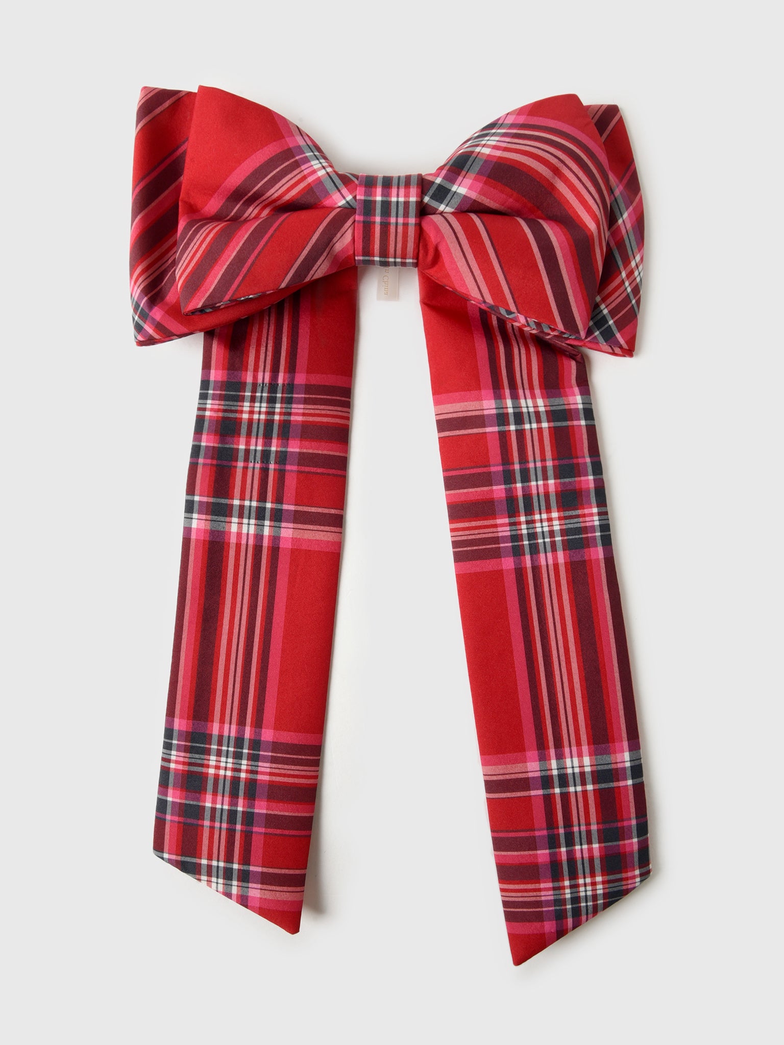 LoveShackFancy Lorna Tartan Barette - Saint Bernard