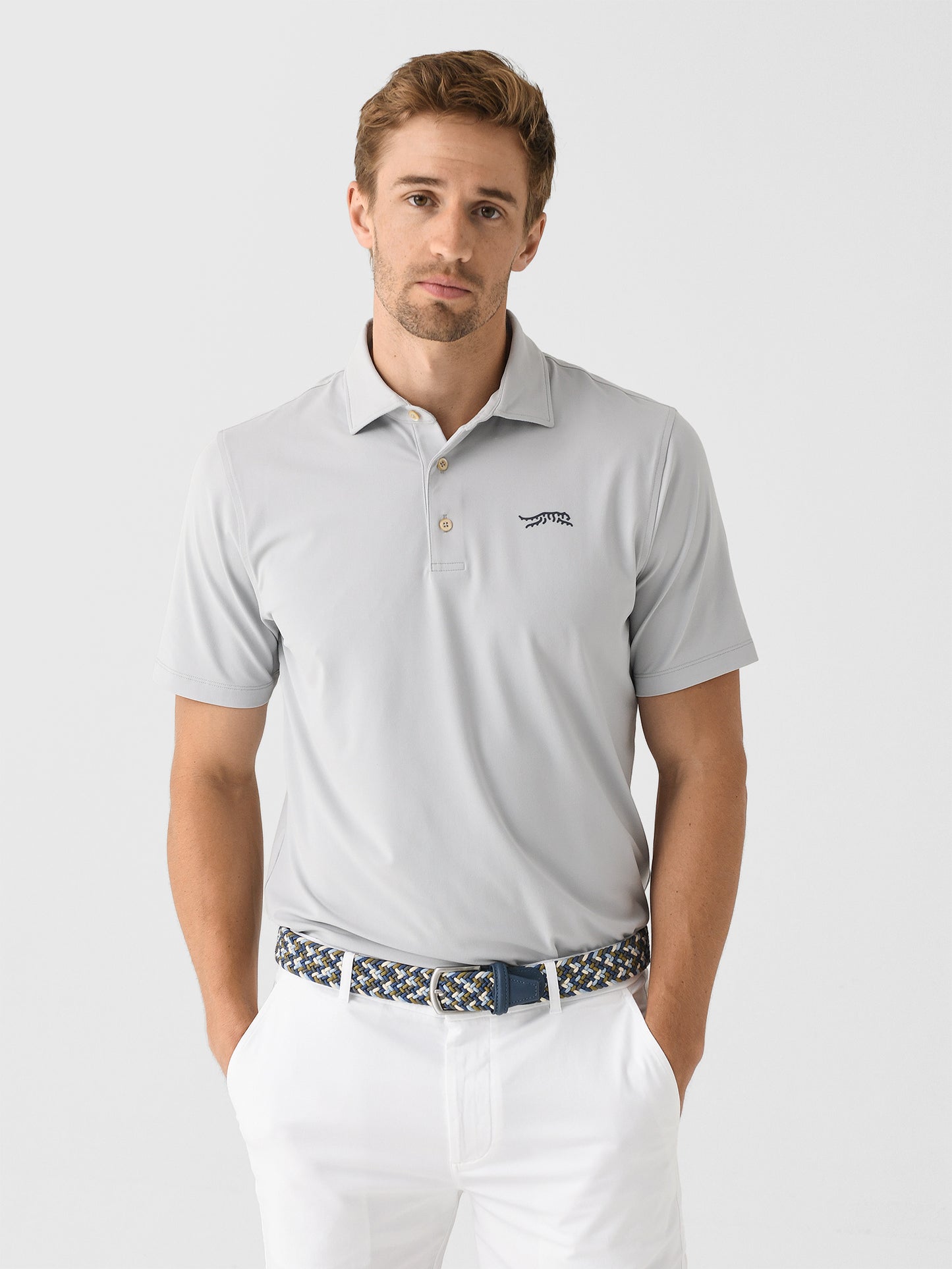 Sun Day Red Men's Heritage Icon Polo - Saint Bernard