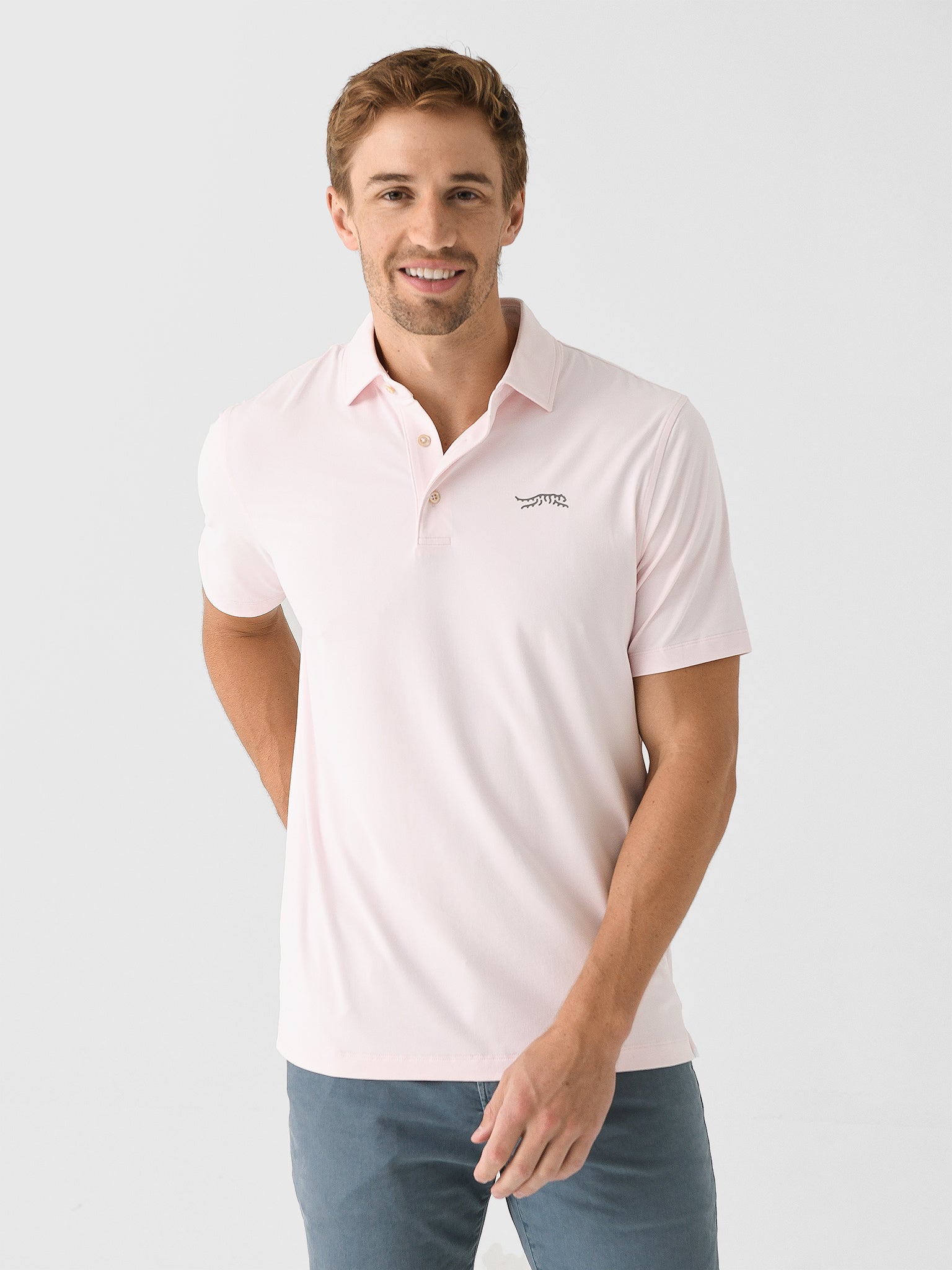 Sun Day Red Men's Heritage Icon Polo - Saint Bernard