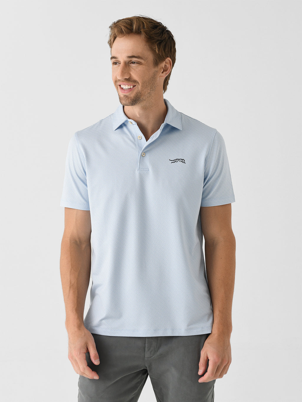 Sun Day Red Men's Heritage Cypress Ax Thrower Polo - Saint Bernard