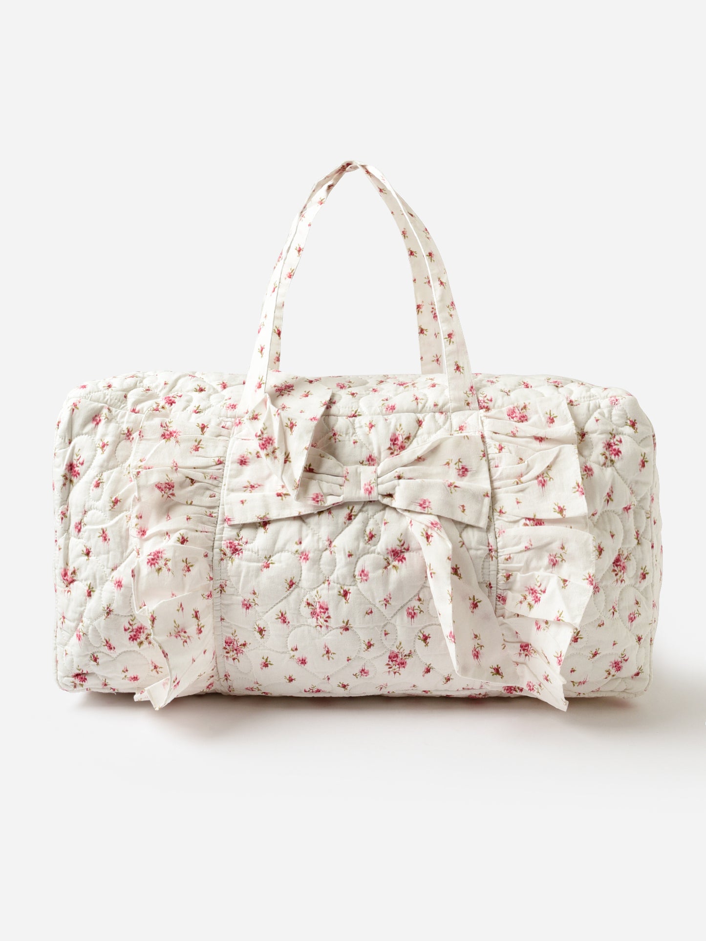 LoveShackFancy Shelby Weekender Quilted Duffle Bag - Saint Bernard