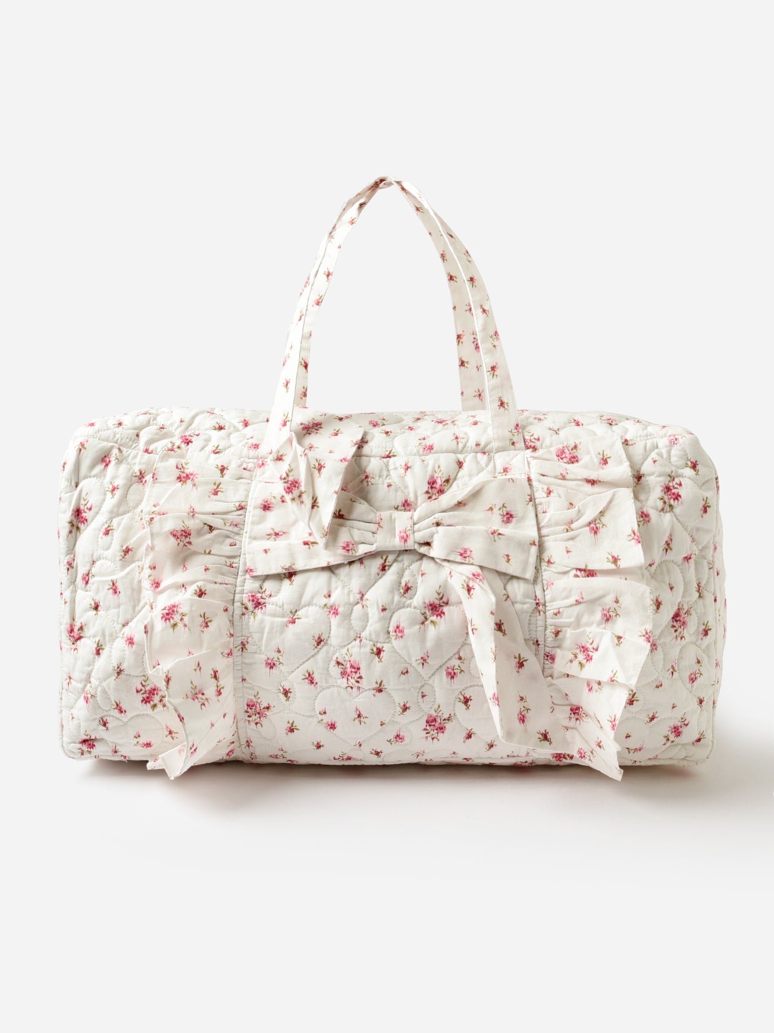 LoveShackFancy Shelby Weekender Quilted Duffle Bag - Saint Bernard