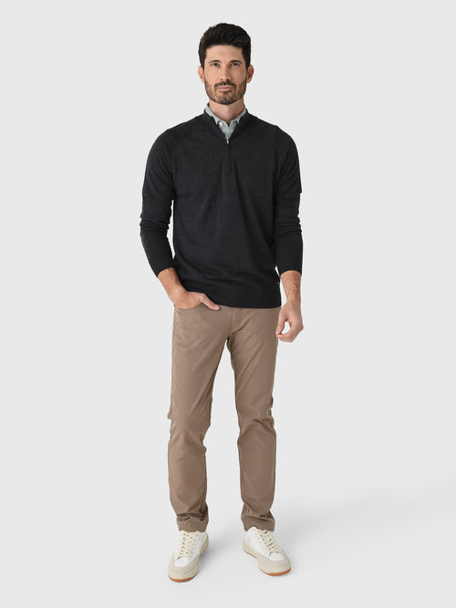 Sun Day Red Men's 3D Merino Wool Quarter-Zip