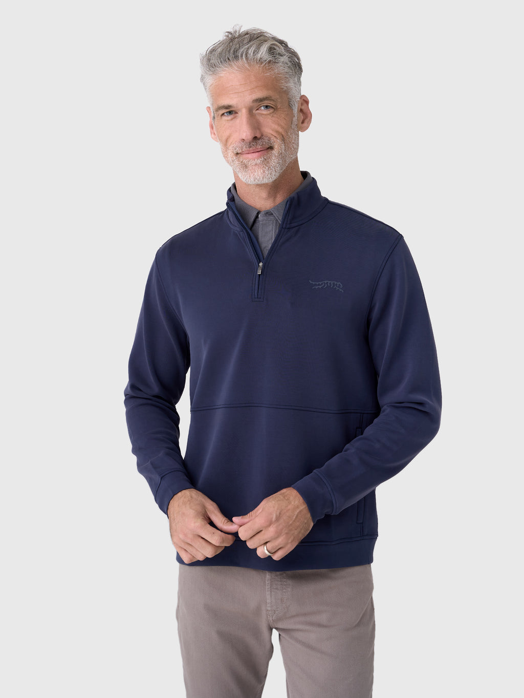 Sun Day Red Men's Pacific Luxe Quarter-Zip - Saint Bernard