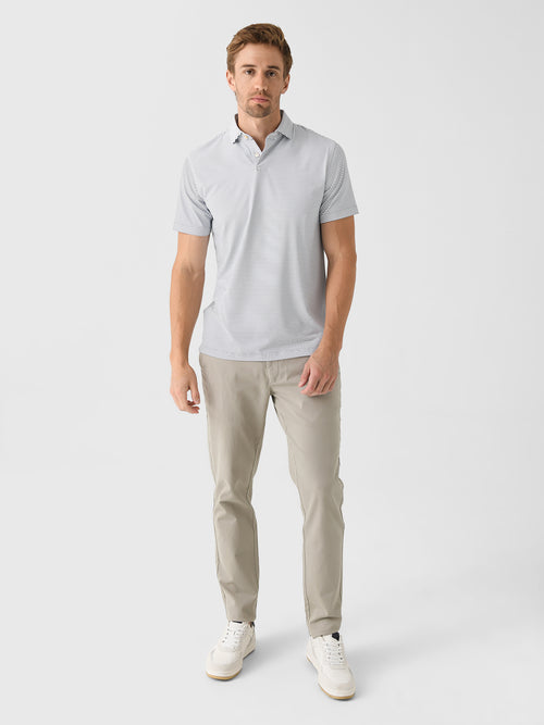 Sun Day Red Men's Refined Cypress Stripe Polo